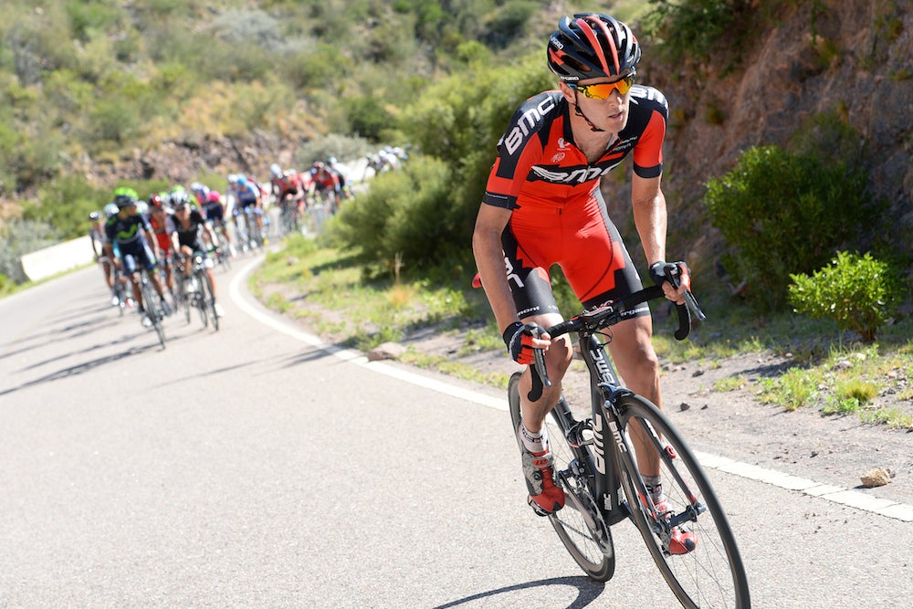 Peter Stetina's 2015 season has been thrown into disarray after a catastrophic crash in Vuelta al Pais Vasco. He had planned to be BMC's protected rider for GC in the Amgen Tour of California, but now he is simply focused on rehabbing from multiple injuries. Photo: Tim De Waele | <a href=http://www.tdwsport.com target="_blank">TDWsport.com</a> (file)