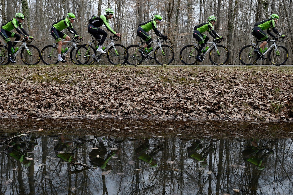 It's been a chilly spring, results-wise, for Cannondale-Garmin. But sport director Charly Wegelius expects things to heat up directly. Photo: AFP (file)