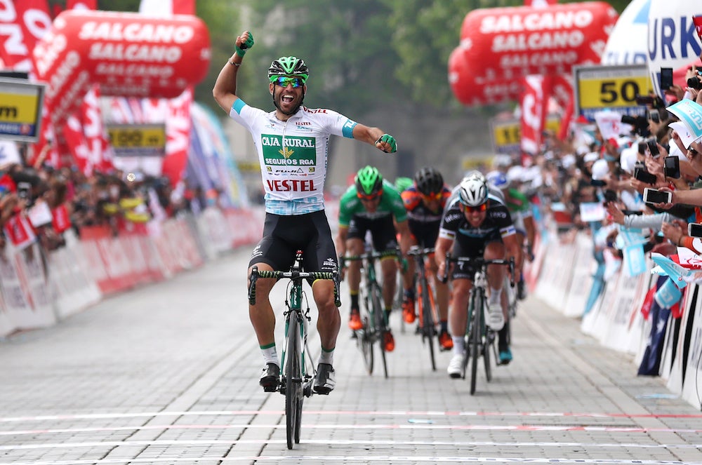 Lluis Mas Bonet steals a march on the sprinters to win the final stage of the Presidential Cycling Tour of Turkey. Photo: Tim De Waele | <a href=http://www.tdwsport.com target="_blank">TDWsport.com</a>
