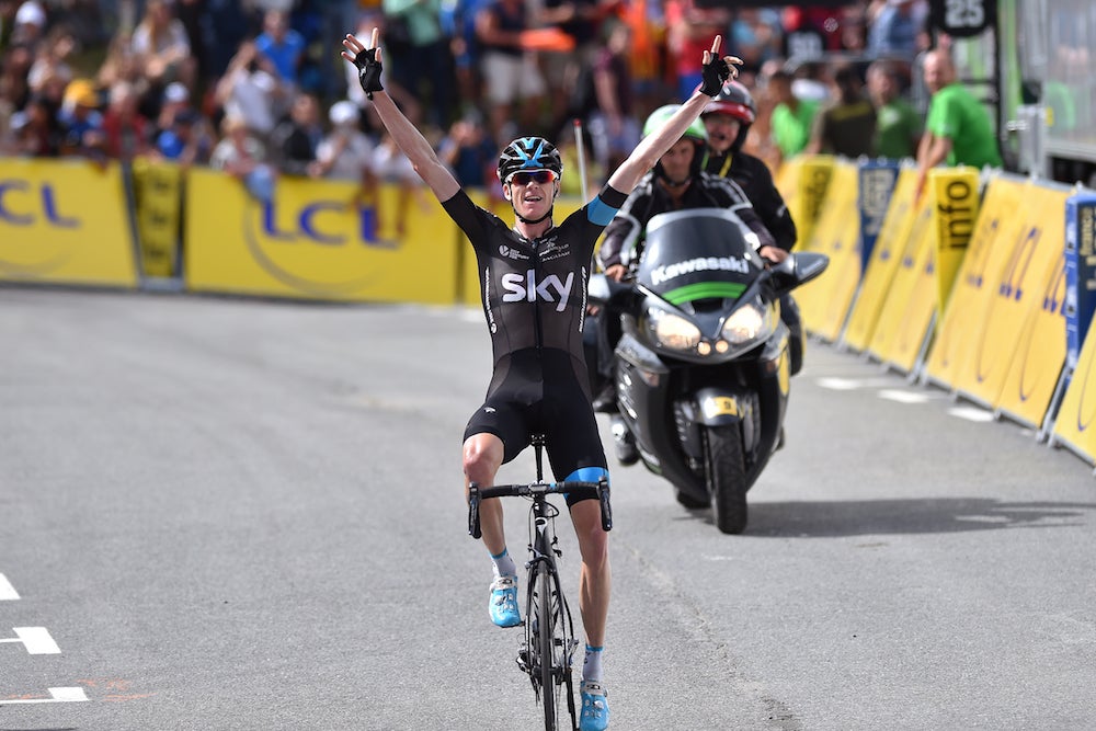 Chris Froome took his first WorldTour-level win of the season in the Dauphiné's seventh stage. Photo: Tim De Waele | <a href="http://www.tdwsport.com" target="_blank">TDWsport.com</a>