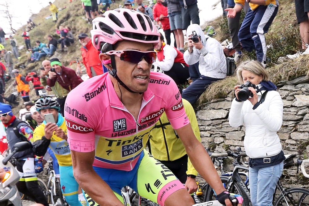 Alberto Contador pushed himself hard during his Giro d'Italia win last month. Photo: Tim De Waele | <a href="http://www.tdwsport.com" target="_blank">TDWsport.com</a>