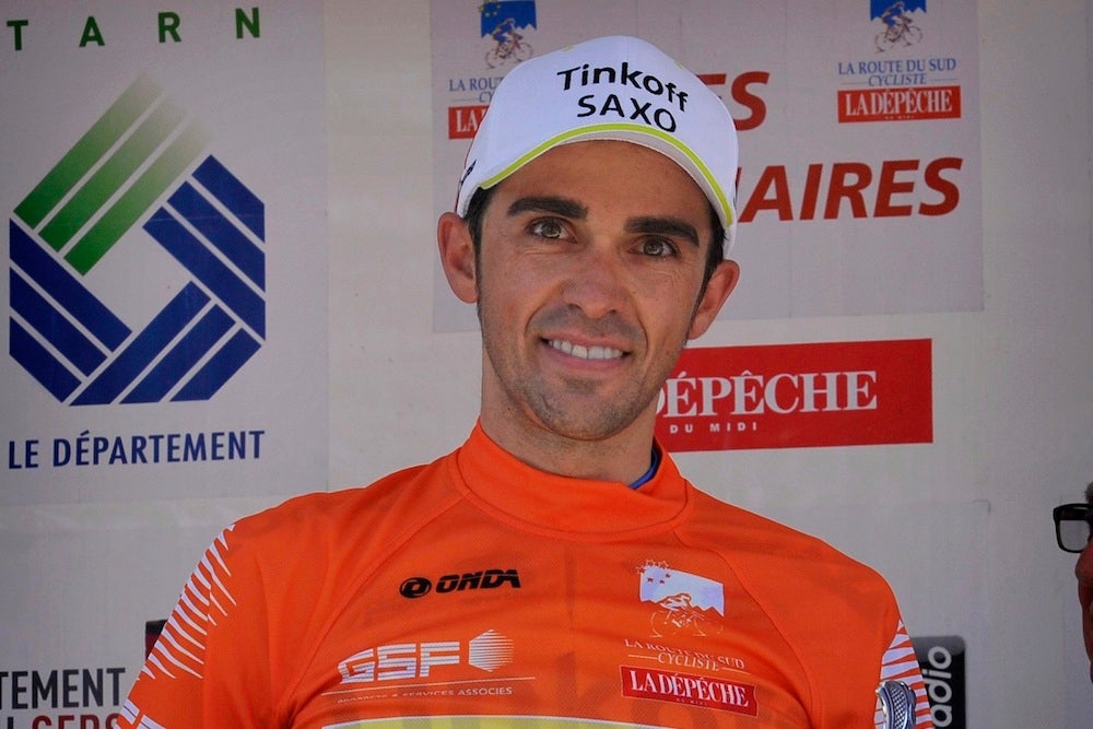 Alberto Contador (Tinkoff-Saxo) confirmed his good form ahead of the Tour de France with a win at Route du Sud. Photo: Miwa Iljima/CV/BettiniPhoto©2015