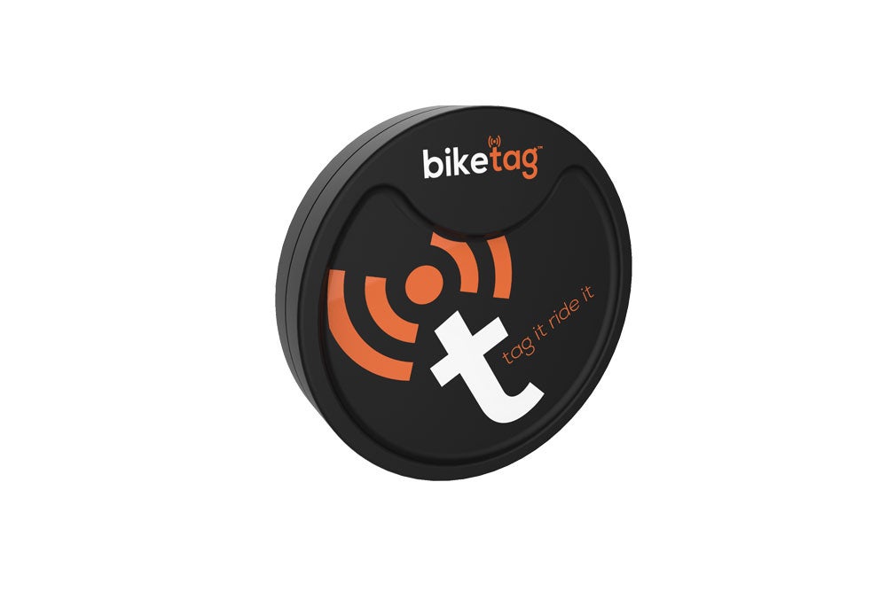 Ride data simplified: Bike Tag records your ride as soon as you start moving, and even alerts loved ones if you crash. Photo: Bike Tag