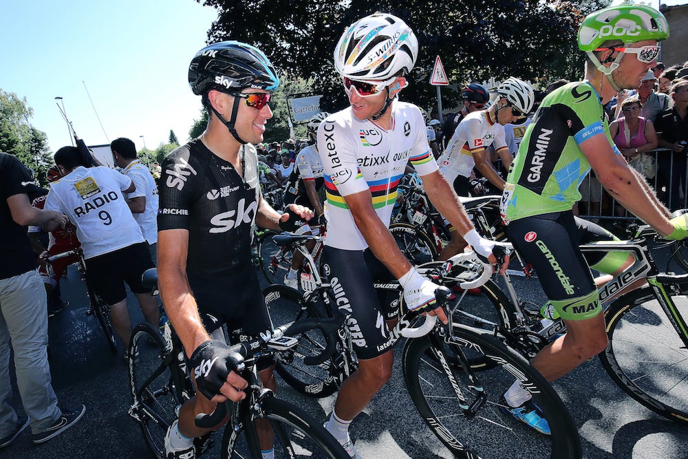 Richie Porte confirmed his stint with Team Sky will end after the 2015 season but did not say what his new team will be. Some speculate it may be Etixx-Quick-Step. Photo: Tim De Waele | <a href="http://www.tdwsport.com" target="_blank">TDWsport.com</a> (File).