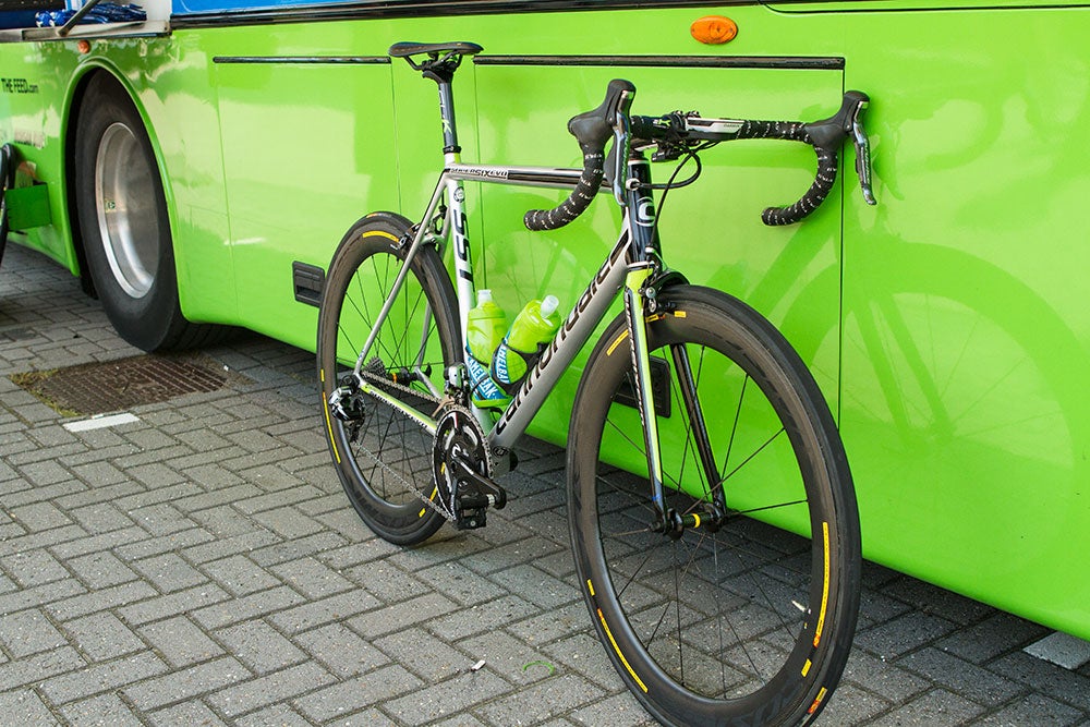 Talansky runs a 53/46 up front; he also has a second bike with a 53/39 combo up front. Photo: Dan Cavallari | VeloNews