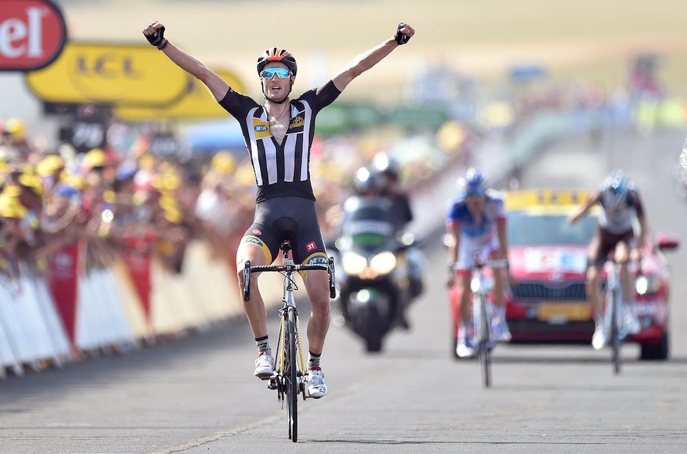 When Stephen Cummings won a stage in the Tour, it gave wildcard MTN-Qhubeka a huge boost. Photo: Tim De Waele | <a href=http://www.tdwsport.com target="_blank">TDWsport.com</a>