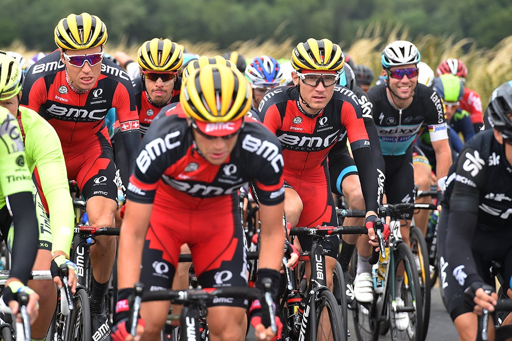 Tejay van Garderen's teammates have kept him safe and out of trouble thus far in the Tour. Photo: Tim De Waele | <a href="http://www.tdwsport.com" target="_blank">TDWsport.com</a>