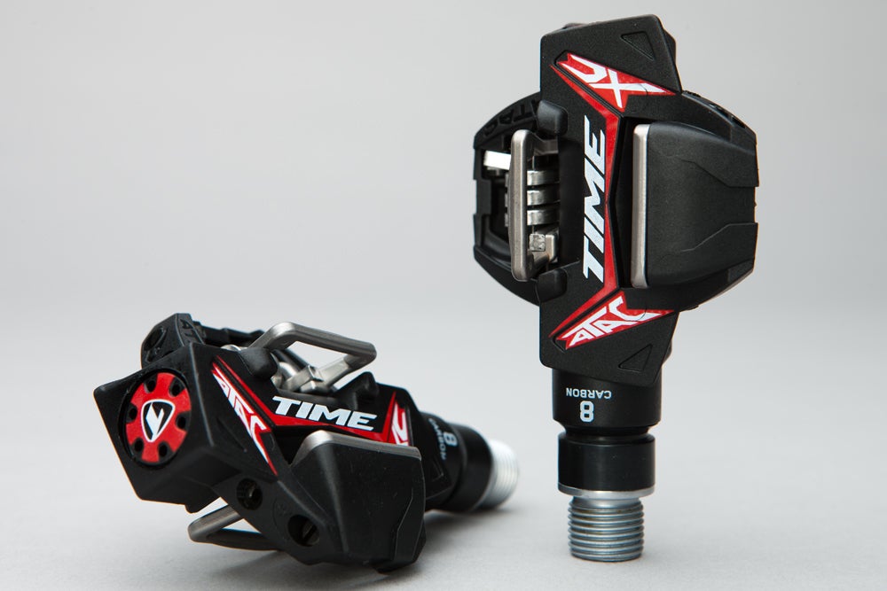 With a spring-loaded front bale, Time's ATAC pedals are reliable but can feel a bit loose to toe-down pedalers. Photo: Michael Robson