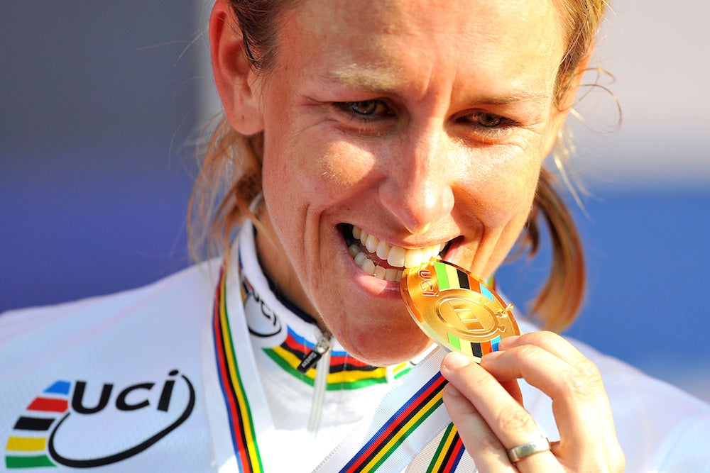 Kristin Armstrong was the last American rider to win an elite world road championship title. Photo: Tim De Waele | <a href="http://tdwsport.com" target="_blank">TDWsport.com</a>
