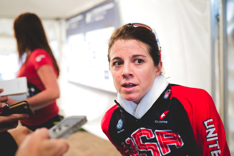 Evelyn Stevens said the Richmond time trial course was not well-suited to her strengths. Now, she'll have to battle for an Olympic berth with her 2016 results. Photo: Caley Fretz | VeloNews.com 