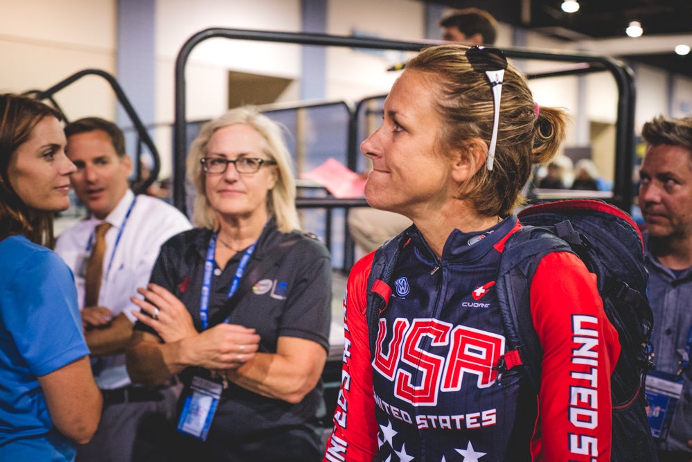 Kristin Armstrong was disappointed to miss out on a medal at Richmond worlds. Photo: Caley Fretz | VeloNews.com