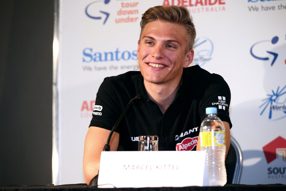 Marcel Kittel and his famous blond hair will ride for Etixx-Quick-Step next season. Photo: Tim De Waele | <a href="http://www.tdwsport.com" target="_blank">TDWsport.com</a>