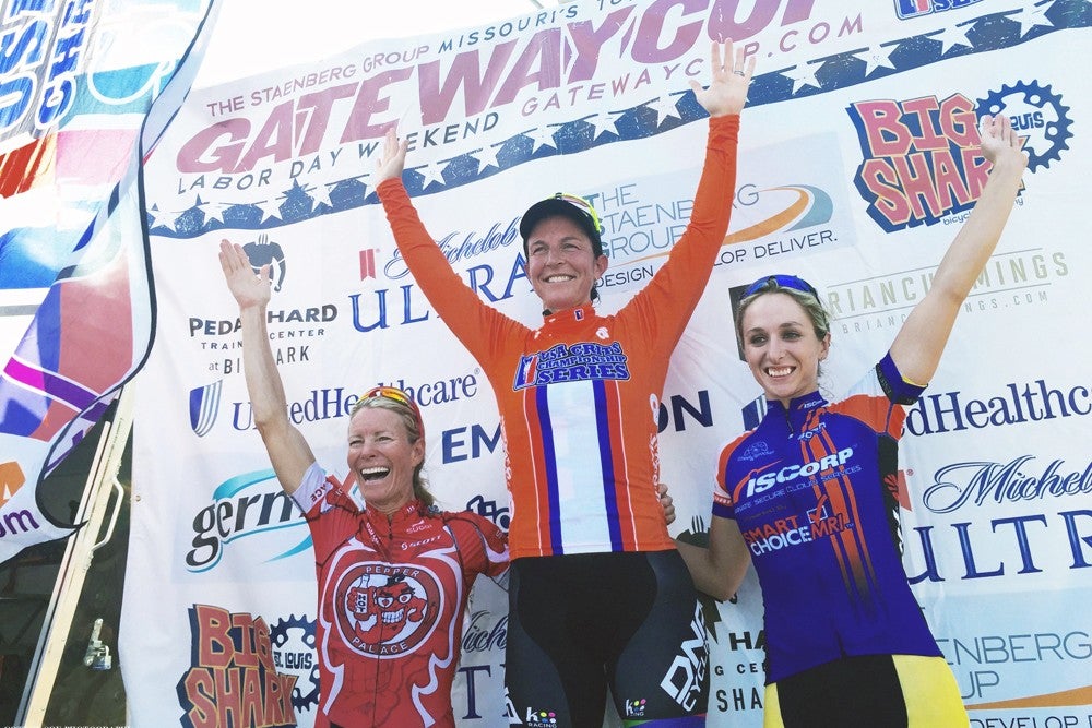 Tiffany Pezzulo won the overall USA Crits series in 2015, riding for DNA Cycling-K4. Photo: Visit Dallas-DNA