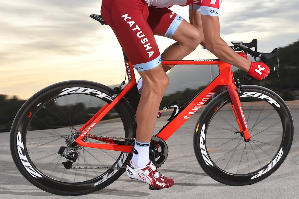 Katusha is one of two teams riding the brand-new SRAM eTap wireless electronic group in 2016. Photo: Tim De Waele | <a href="http://www.tdwsport.com" target="_blank">TDWsport.com</a>