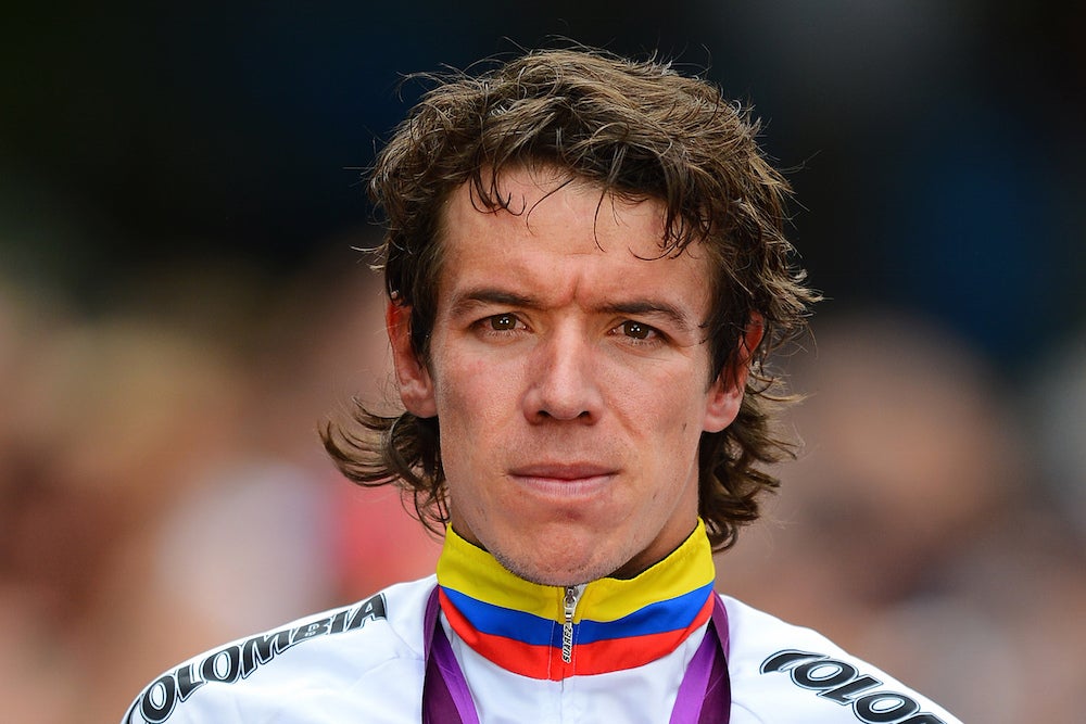 Rigoberto Urán won the silver medal in the 2012 London Olympics. Photo: Tim De Waele | <a href="http://www.tdwsport.com" target="_blank">TDWsport.com</a>