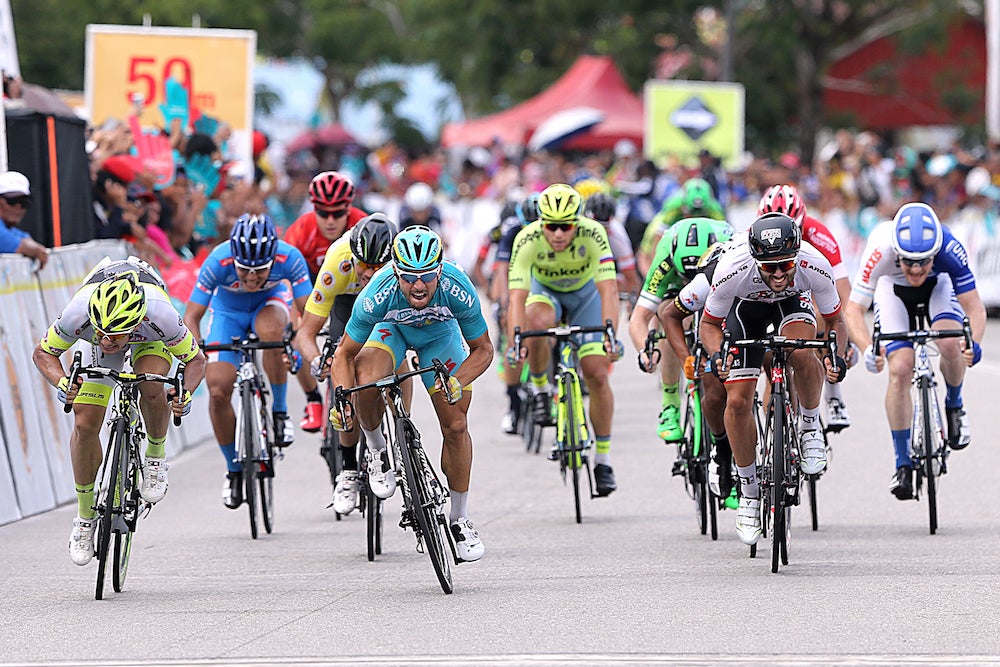 Andrea Guardini sprinted to his 21st career victory at Le Tour de Langkawi in stage 7. Photo: <a href="http://www.tdwsport.com" target="_blank">TDWsport.com</a>