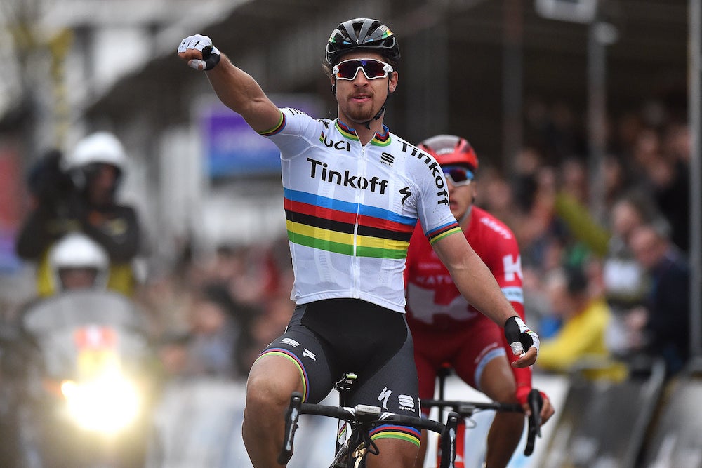 Peter Sagan took his second career Gent-Wevelgem win Sunday. Photo: Tim De Waele | <a href="http://www.tdwsport.com" target="_blank">TDWsport.com</a>