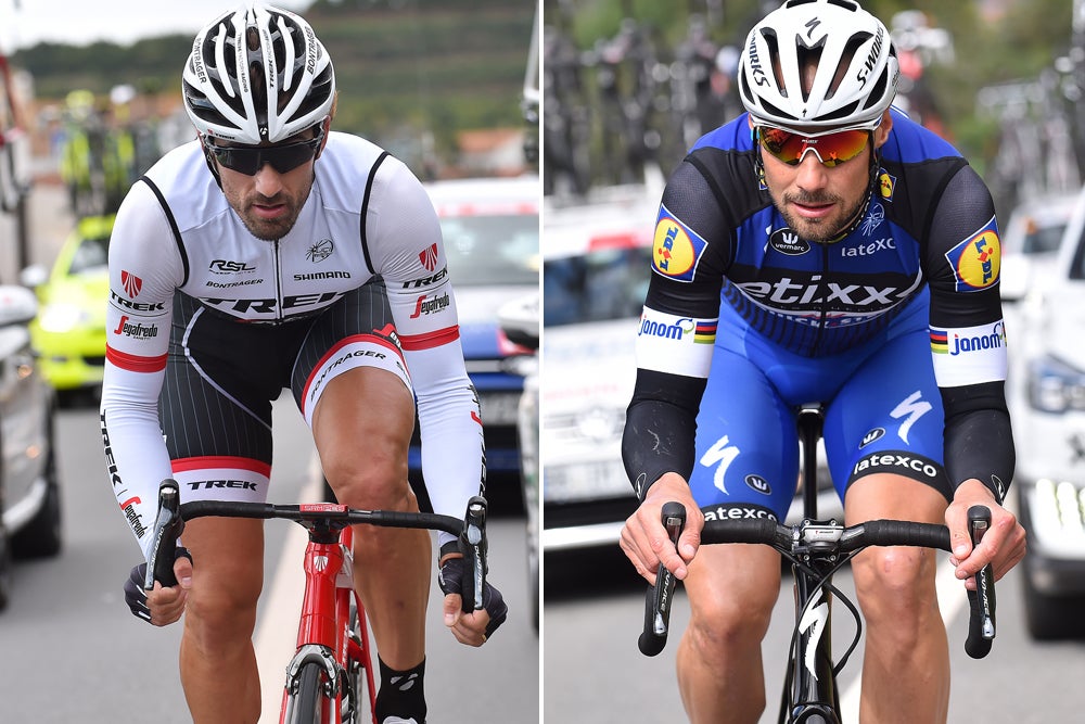 Fabian Cancellara and Tom Boonen are the kings of the cobbled classics. Photo: Tim De Waele | <a href="http://www.tdwsport.com" target="_blank">TDWsport.com</a>