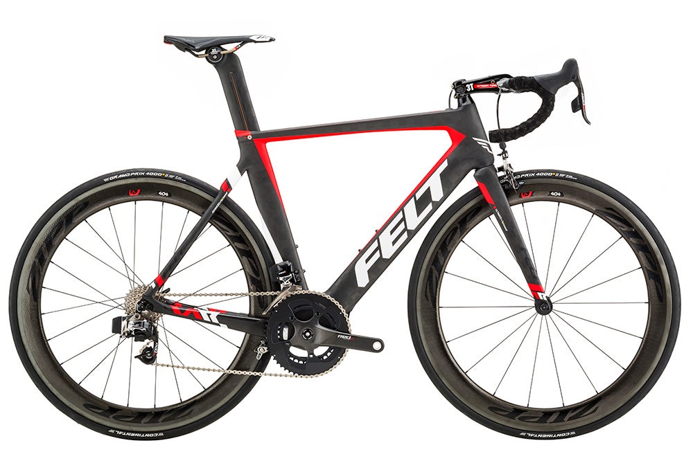 Felt's AR1 is one of the first bikes on the market equipped with SRAM's new wireless eTap group. Photo: Felt