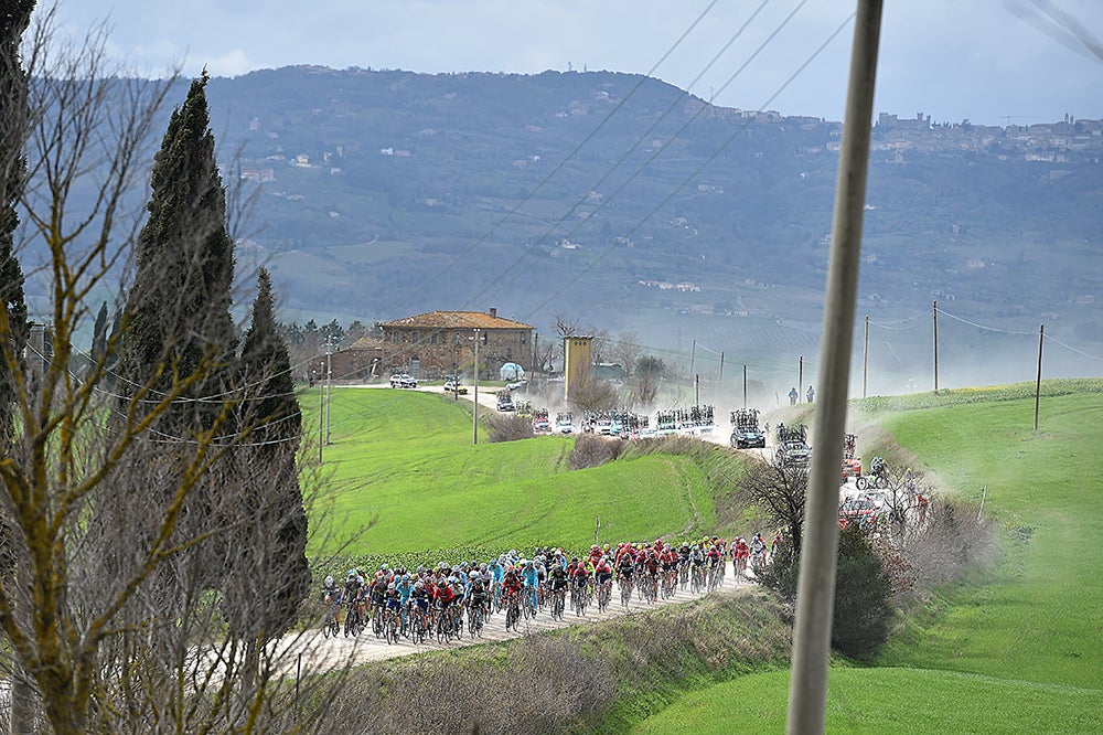 Cycling: 10th Strade Bianche 2016
Illustration Illustratie/ Peloton Peleton/ Landscape Paysage/ Country/ 
Siena - Siena (176km)/ 
Eroica/ (c) Tim De Waele