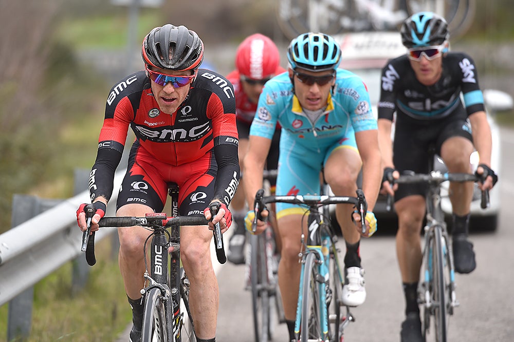 Brent Bookwalter was one of the animators at Strade Bianche, riding in the day's primary breakaway move. Photo: Tim De Waele | <a href="http://www.tdwsport.com" target="_blank">TDWsport.com</a>