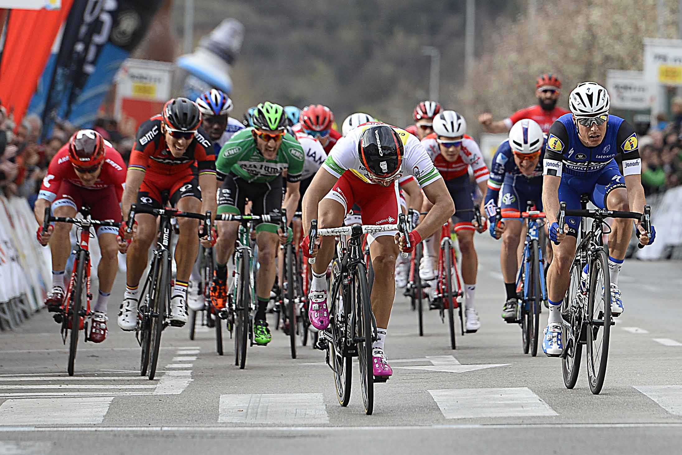 Nacer Bouhanni made it two in a row at Volta a Catalunya on Tuesday. Photo: Tim De Waele | <a href="http://www.tdwsport.com" target="_blank">TDWsport.com</a>