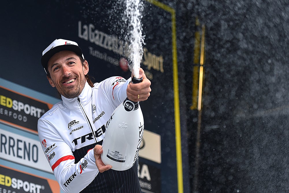 With four wins to date this season, Fabian Cancellara is all smiles ahead of his final run at Milano-Sanremo. Photo: Tim De Waele | <a href="http://www.tdwsport.com" target="_blank">TDWsport.com</a>