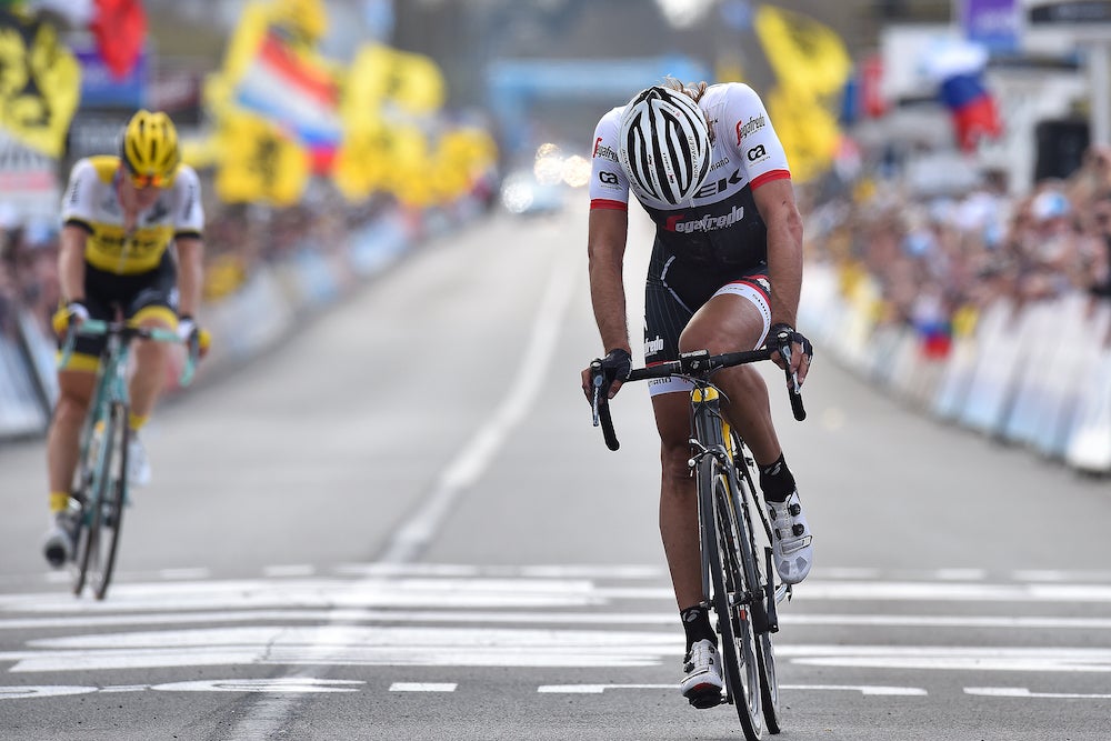 Fabian Cancellara was forced to settle for second Sunday in Flanders. Photo: Tim De Waele | <a href="http://www.tdwsport.com" target="_blank">TDWsport.com</a>