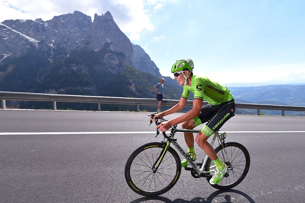 Joe Dombrowski finished top-10 in the Giro's uphill time trial Sunday. Photo: Tim De Waele | <a href="http://www.tdwsport.com" target="_blank">TDWsport.com</a>