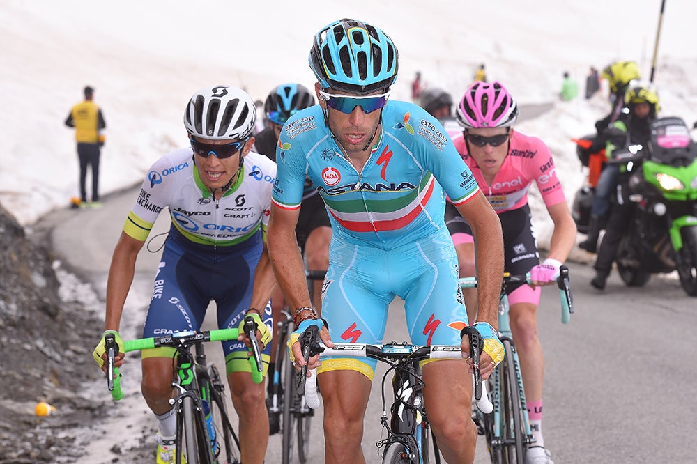 Vincenzo Nibali rode brilliantly in stage 19, winning the day and moving up in the Giro overall. Photo: Tim De Waele | <a href="http://www.tdwsport.com" target="_blank">TDWsport.com</a>