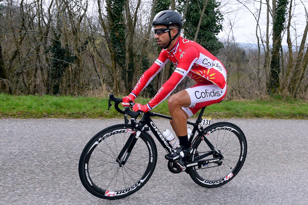 Nacer Bouhanni injured his hand in a fight the night before the French national championship road race. Photo: Tim De Waele | <a href="http://www.tdwsport.com" target="_blank">TDWsport.com</a>