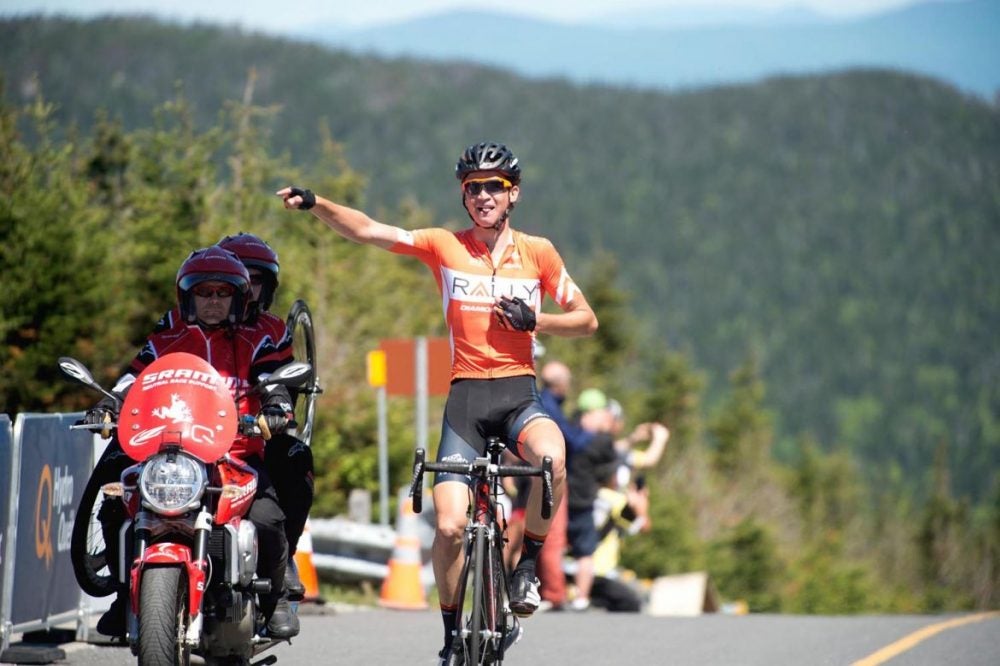 Sepp Kuss won stage 2 of the Tour de Beauce. Photo: Casey Gibson | Rally Cycling