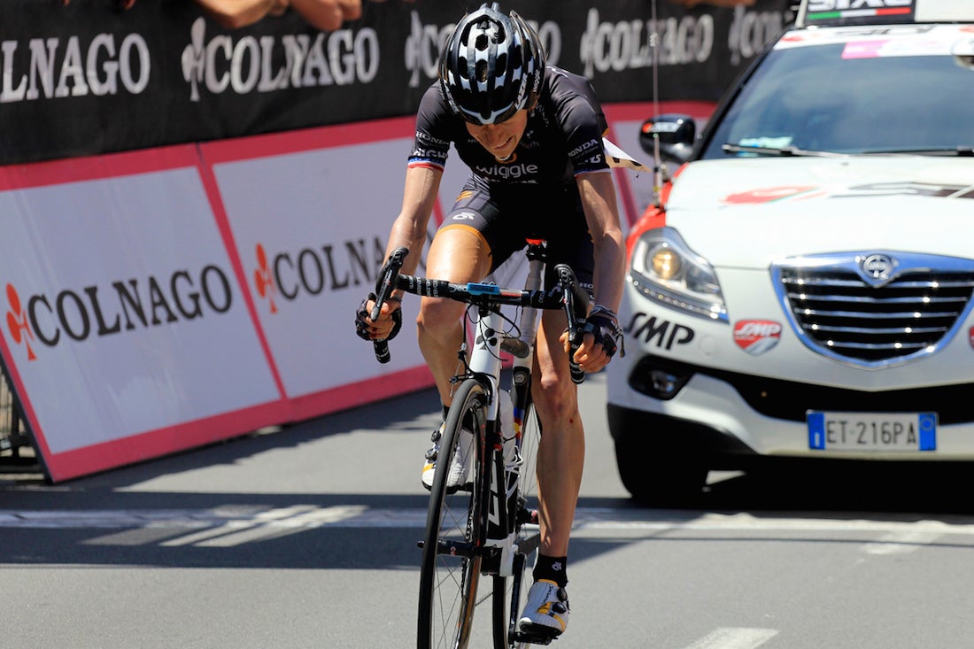 Mara Abbott won stage 5 of the Giro Rosa and took the overall lead. Photo: Flaviano Ossola