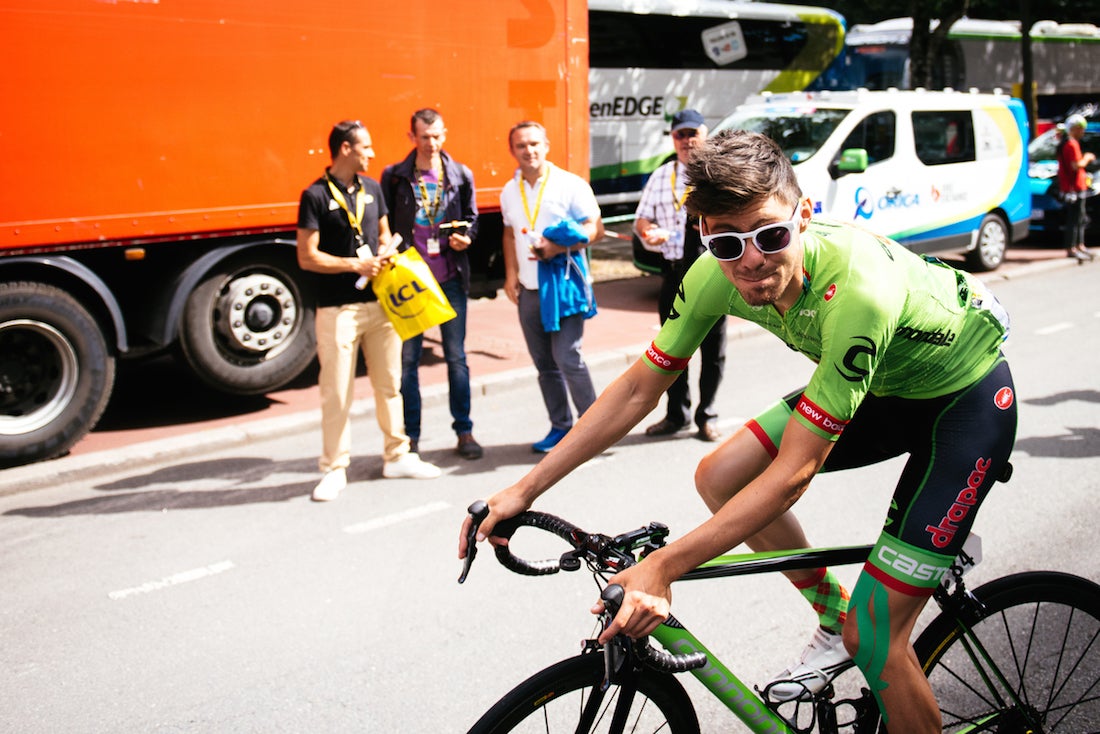 Alex Howes finished his second Tour de France and featured in a few breakaway moves throughout the race. Photo: Gruber Images | Cannondale – Drapac