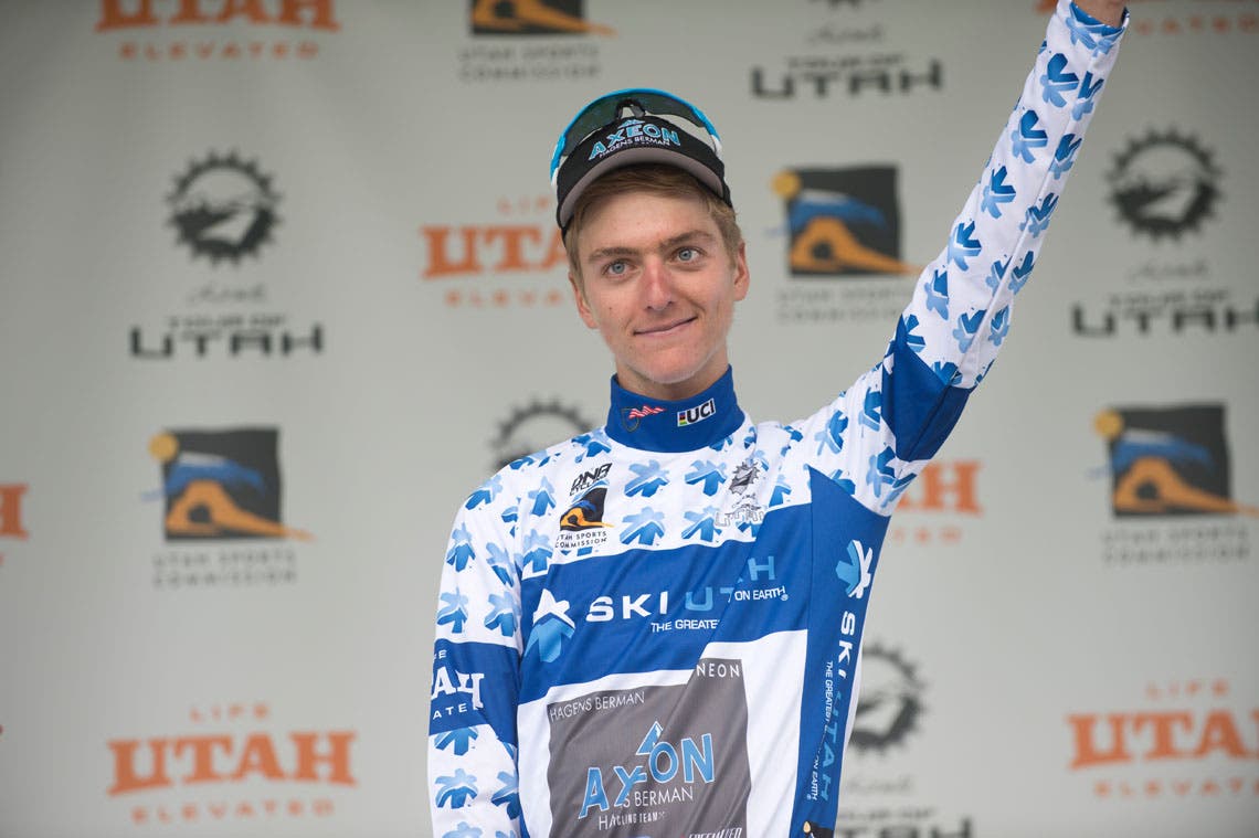 The real deal. At age 18, Adrien Costa proved he belonged in the pro peloton by winning two jerseys and finishing second on the final stage and GC. Photo: Casey B. Gibson | www.cbgphoto.com