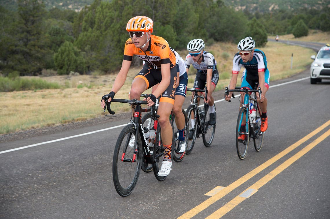 McFarland believes Silber rider Matteo Dal-Cin is ready for the WorldTour. Photo: Casey B. Gibson | www.cbgphoto.com