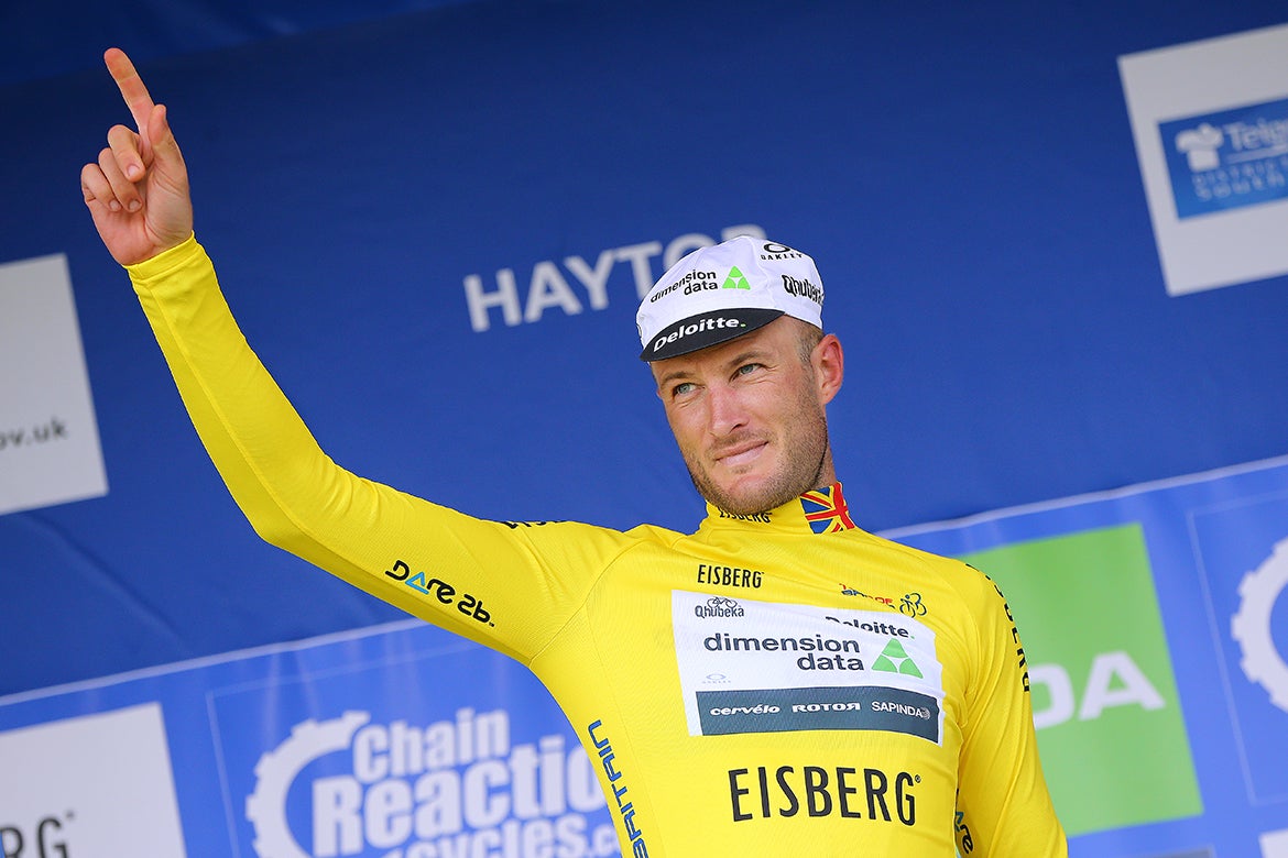 Stephen Cummings took the lead at Tour of Britain after stage 6. Photo: Tim De Waele | <a href="http://www.tdwsport.com" target="_blank">TDWsport.com</a>