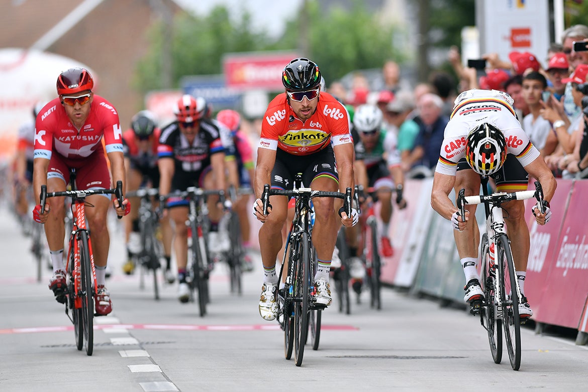 Peter Sagan won his second stage in a row at the Eneco Tour Thursday. Photo: Tim De Waele | <a href="http://www.tdwsport.com" target="_blank">TDWsport.com</a>