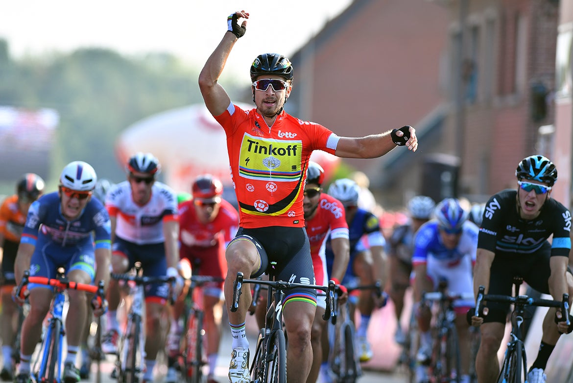 Peter Sagan moved up to second-place overall at the Eneco Tour after his stage 3 victory. Photo: Tim De Waele | <a href="http://www.tdwsport.com" target="_blank">TDWsport.com</a>