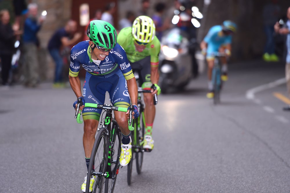 Already a stage racing star, Esteban Chaves showed off his one-day chops Saturday in Italy with a big win at Il Lombardia. Photo: Tim De Waele | <a href="http://www.tdwsport.com" target="_blank">TDWsport.com</a>