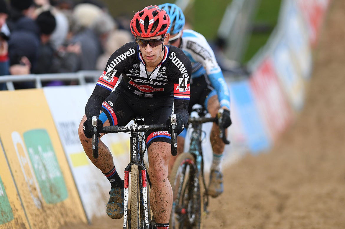Lars van der Haar got off to a decent start in the third round of the Superprestige series in Ruddervoorde, but he faded from contention before long. Photo: Tim De Waele | <a href="http://www.tdwsport.com" target="_blank">TDWsport.com</a>