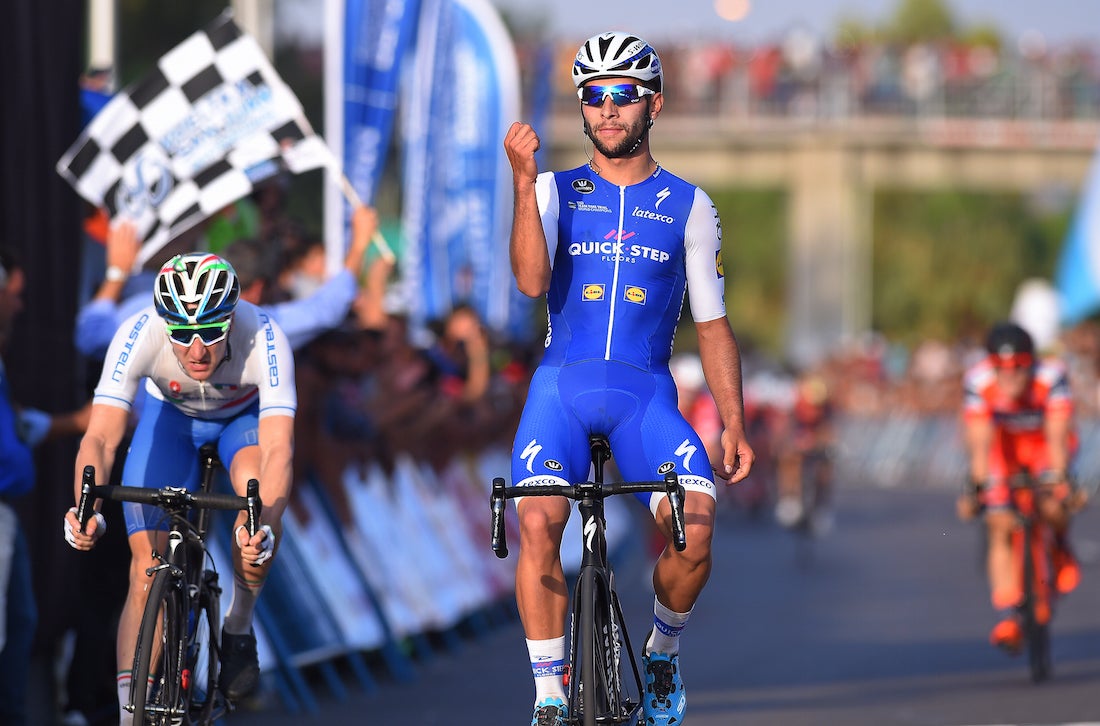 Fernando Gaviria won stage 1 of Vuelta a San Juan ahead of Elia Viviani. Photo: Tim De Waele | <a href="http://www.tdwsport.com" target="_blank">TDWsport.com</a>