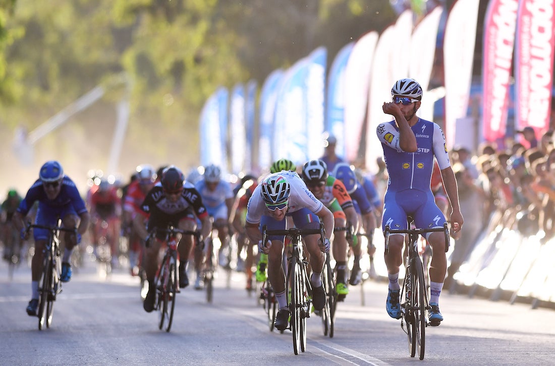 Fernando Gaviria won his second stage of the week at Vuelta a San Juan in stage 4. Photo: Tim De Waele | <a href="http://www.tdwsport.com" target="_blank">TDWsport.com</a>
