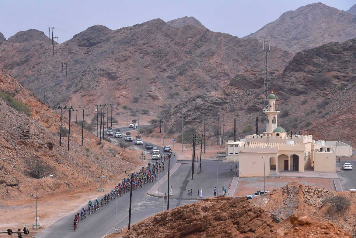 Oman features rugged terrain, and Saturday's stage up Green Mountain should be a true test for the peloton's climbers. Photo: Tim De Waele | <a href="http://www.tdwsport.com" target="_blank">TDWsport.com</a>