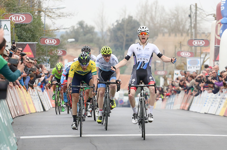 Logan Owen won stage 4 of Volta ao Alentejo in Portugal, the first win of 2017 for Axeon Hagens Berman. Photo courtesy: Volta ao Alentejo