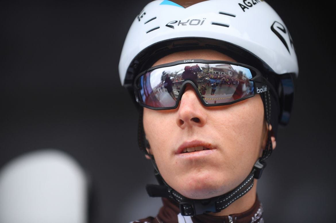 Romain Bardet (AG2R La Mondiale) prior to the 148.5km opening stage of Paris-Nice on Sunday, March 5, 2017. Photo: Tim De Waele | <a href="http://www.tdwsport.com" target="_blank">TDWsport.com</a>
