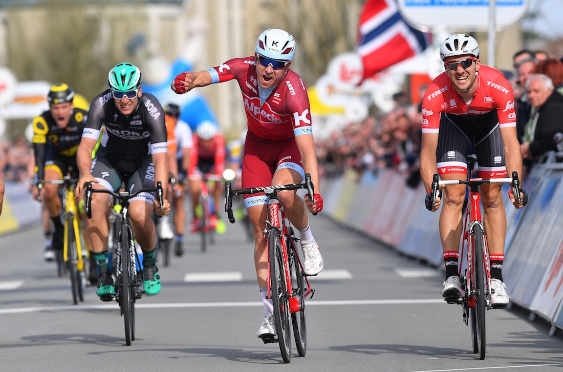 Alexander Kristoff won stage 2 at Driedaagse De Panne-Koksijde. Photo: Tim De Waele | <a href="http://www.tdwsport.com" target="_blank">TDWsport.com</a>
