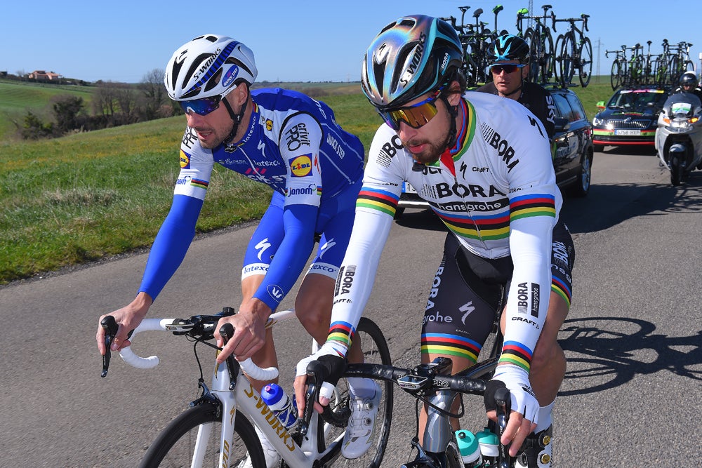 Tom Boonen said his Quick-Step Floors team for Milano-Sanremo is stronger than Peter Sagan's Bora-Hansgrohe lineup. Photo: Tim De Waele | <a href="http://www.tdwsport.com" target="_blank">TDWsport.com</a>