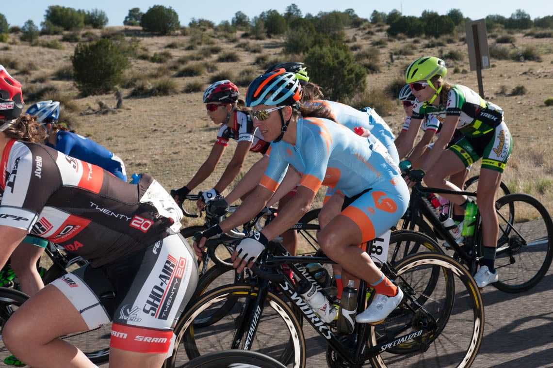 Julie Emmerman riding for the Amy D Foundation finished ninth on the stage. Photo: Mitchell Clinton Photography