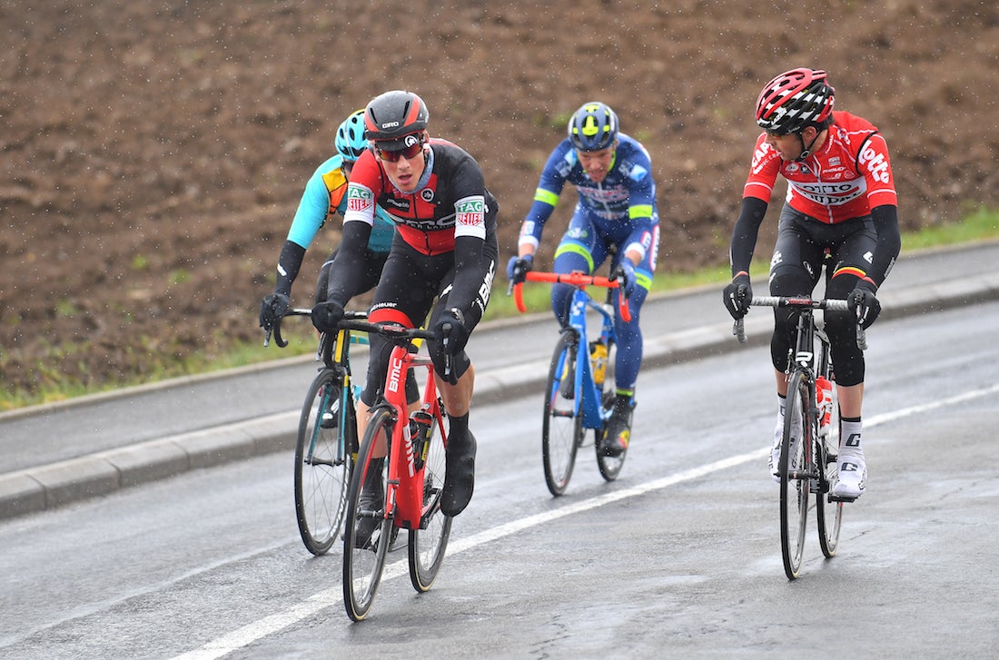 BMC's Stefan Kung won stage 2 at Tour de Romandie after an all-day breakaway. Photo: Tim De Waele | <a href="http://www.tdwsport.com" target="_blank">TDWsport.com</a>